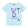 Alphabet K  Customised T Shirt