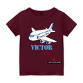 Flight Crew victor Print Customised Kids T Shirt