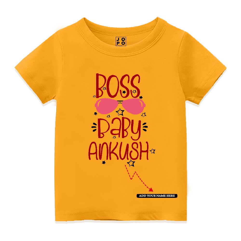 Boss Baby Customised Kids T Shirt