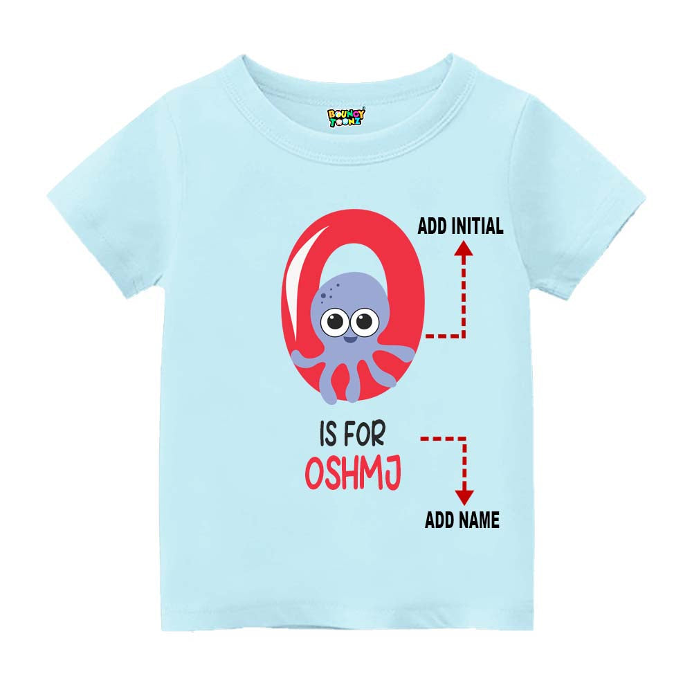 Alphabet O Customised T Shirt