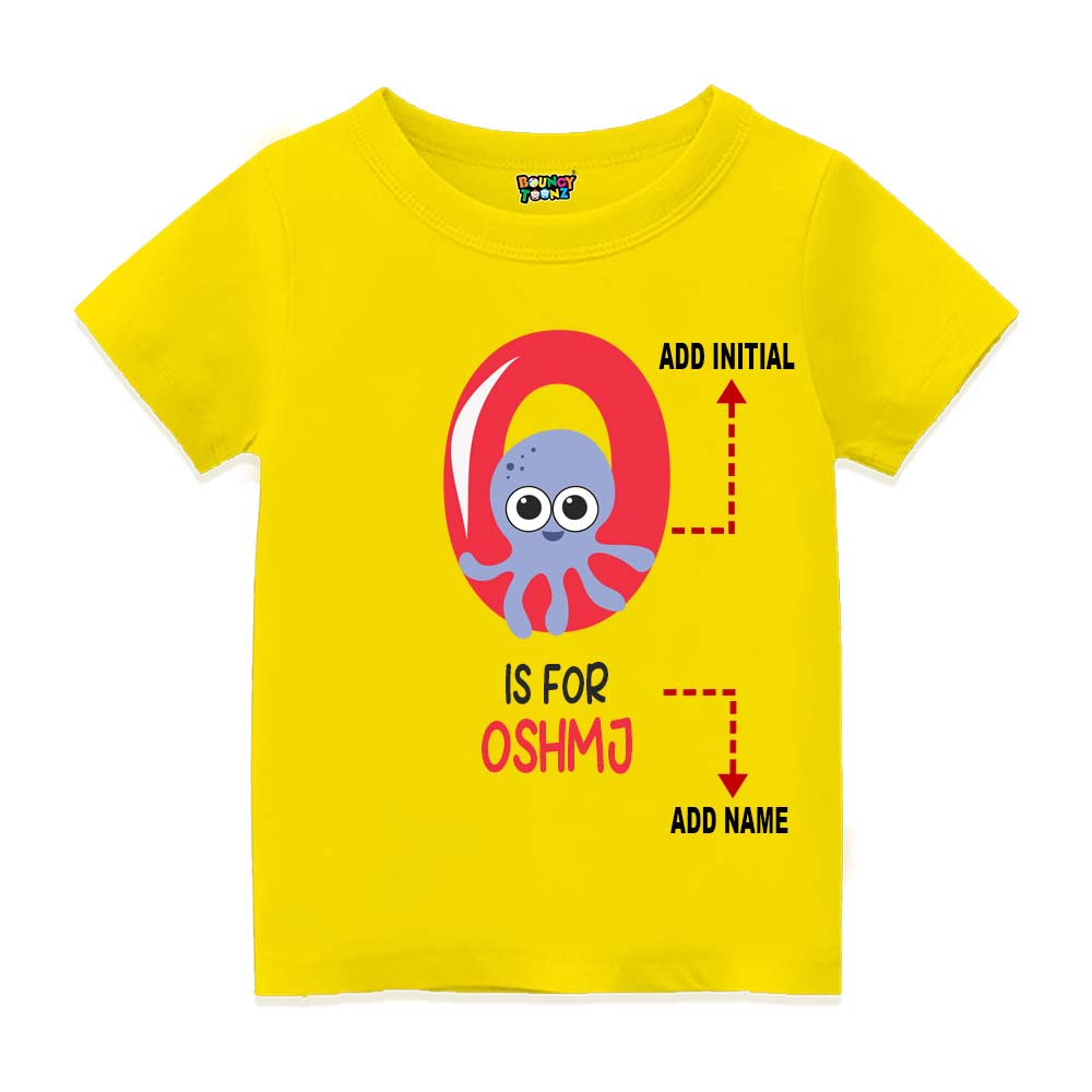 Alphabet O Customised T Shirt