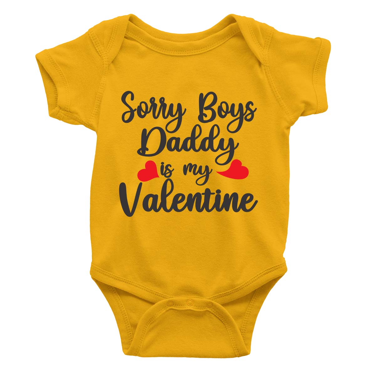 Sorry Boys Daddy is My Valentine Rompers