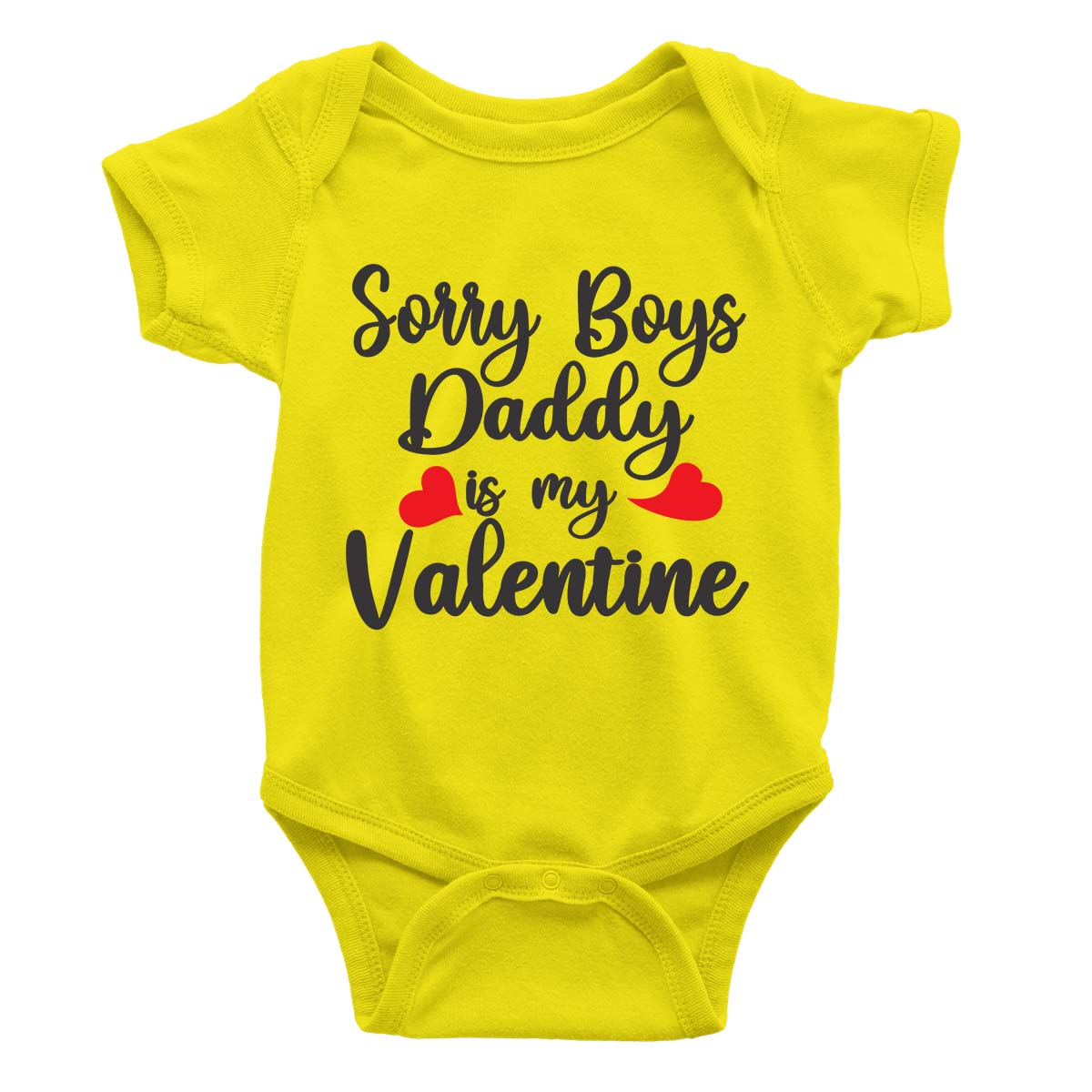 Sorry Boys Daddy is My Valentine Rompers