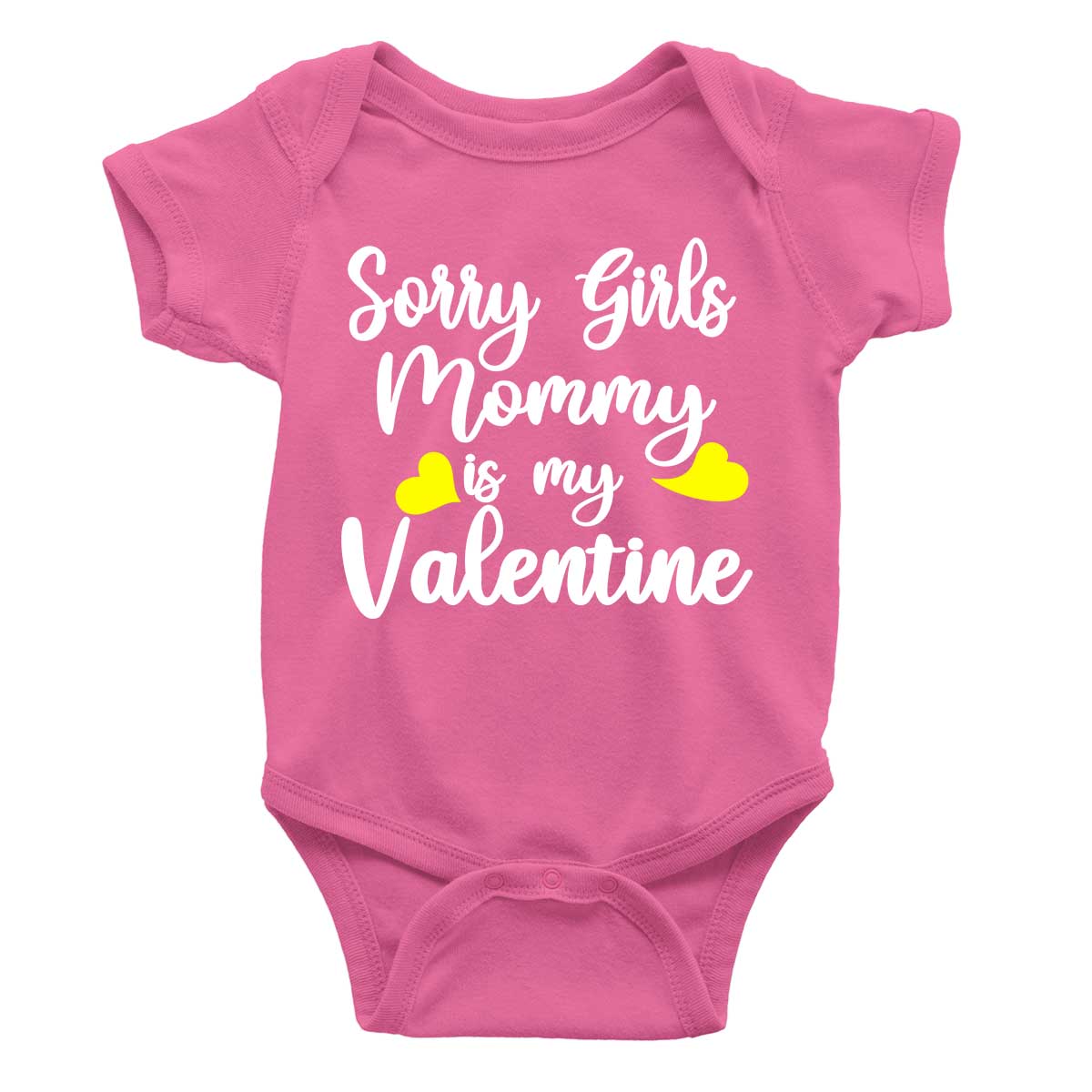 Sorry Girl Mommy Is My Valentine Rompers