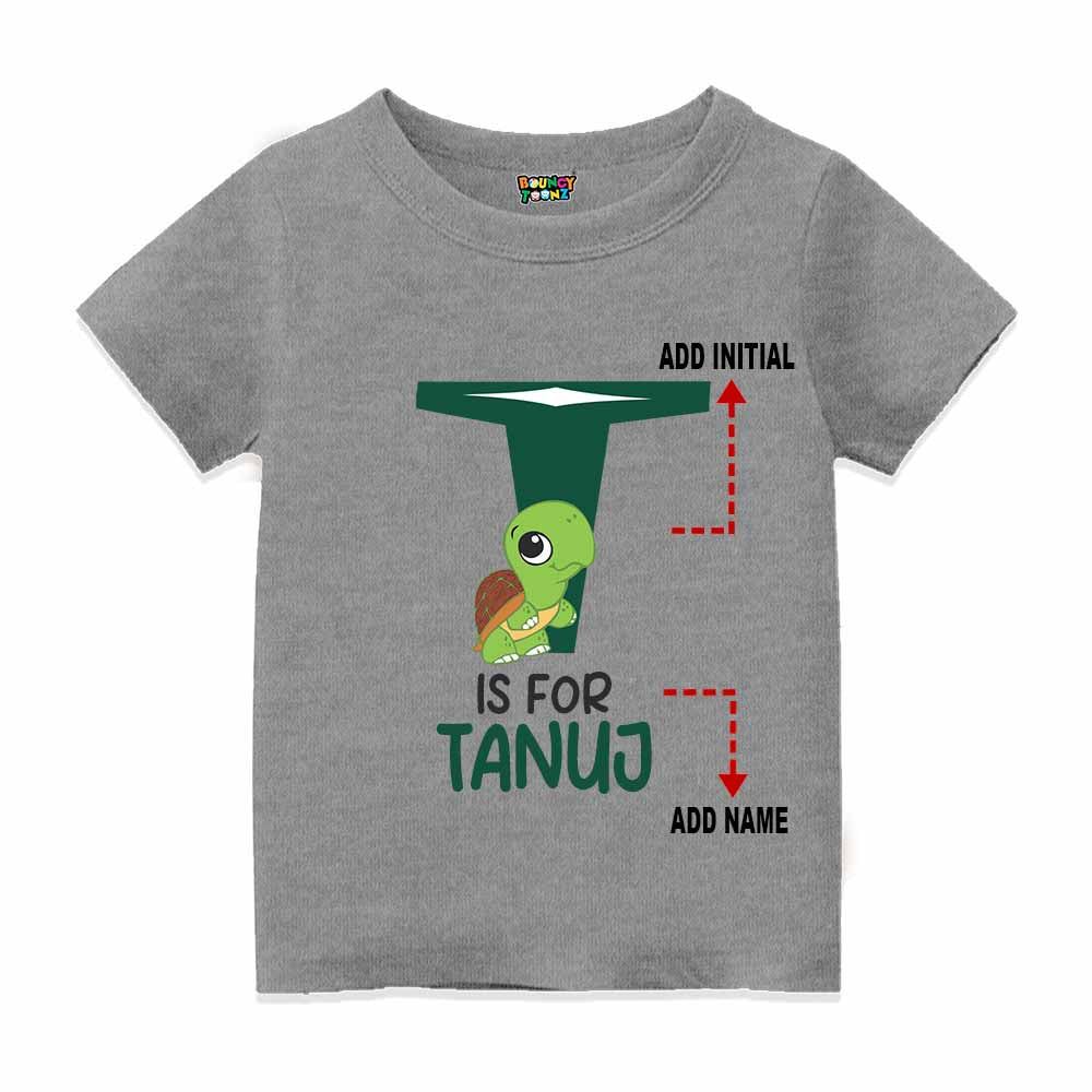 Alphabet T Customised T Shirt