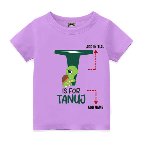 Alphabet T Customised T Shirt