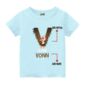 Alphabet V Customised T Shirt