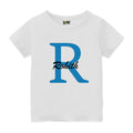Kids Personalised Name Initial T Shirt