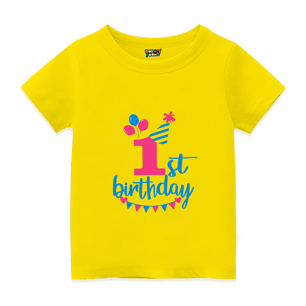 Birthday Customised Kids Tshirts - Personalisable